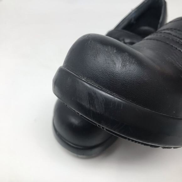 Ariat Black Leather Professional Slip On Work Clogs Shoes composite toe womens 6 - Picture 16 of 16